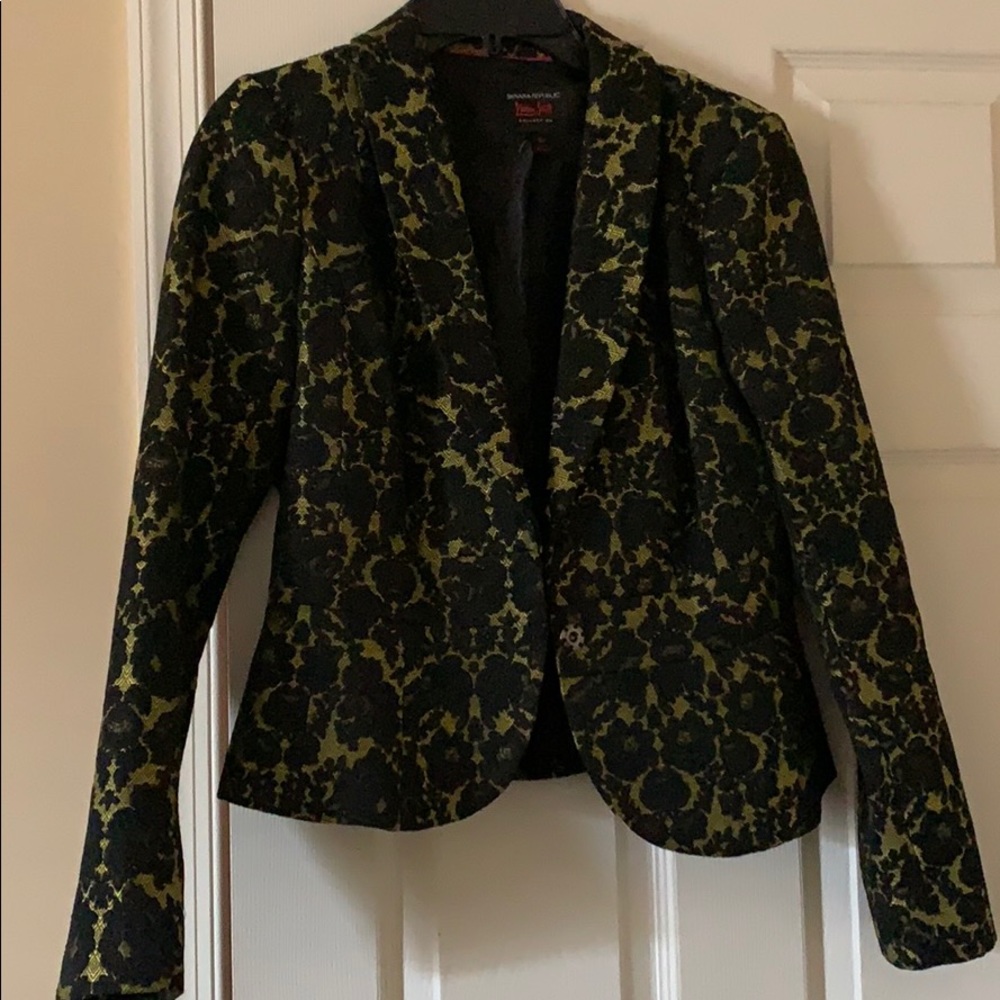 Blazer - Black and Yellow; Dress it up or down